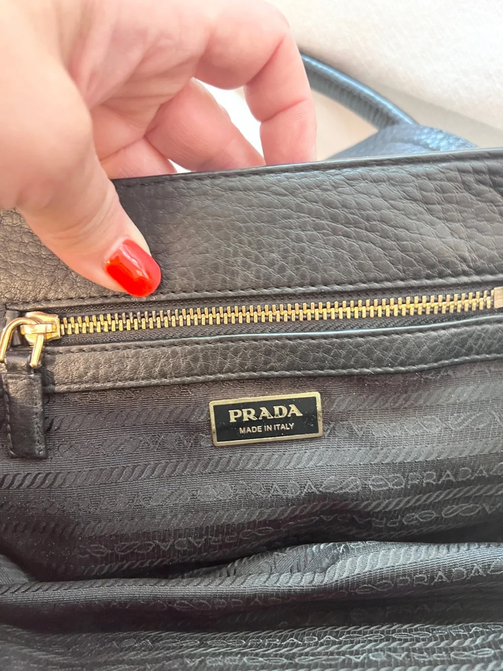 Prada Vintage lock and key bag! RARE! Black Leather Tote⭐️ Offers welcome!